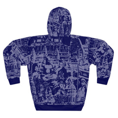 KHMERISM NAVY BLUE Unisex Pullover Hoodie