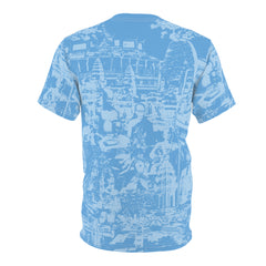 KHMERISM V.01 Blue "The Golden Age" T-Shirt — Angkor Wat & Sihanouk Heritage Tee
