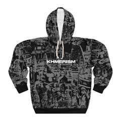 KHMERISM BLACK Unisex Pullover Hoodie